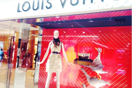 Louis Vuitton window display